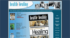 Desktop Screenshot of healthandhealingonline.com